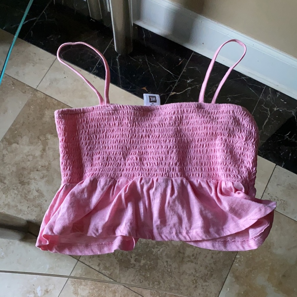 PacSun Pink Cropped Tank - Picture 2 of 3
